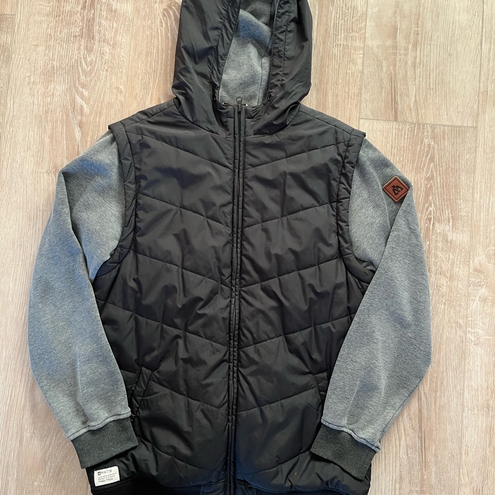 Matix Charcoal and Black Jacket